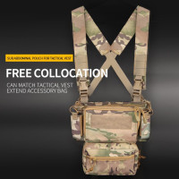 WST Abdominal Fanny Pack with Velcro Mount - Tan