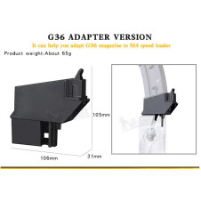 Lever Speedloader G36 Adapter - Black