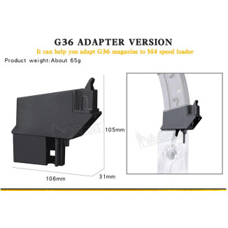 Lever Speedloader G36 Adapter - Black