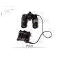 FMA PVS-31 NVG makett, LED-es megvilágítással – fekete FMA PVS-31 NVG makett, LED-es megvilágítással – fekete