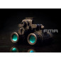 FMA PVS-31 NVG Dummy Replica, with LED Illumination - Black