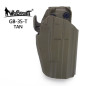 WST Universal Belt Holster GB35 for Full Size Pistols, Right Hand - Tan