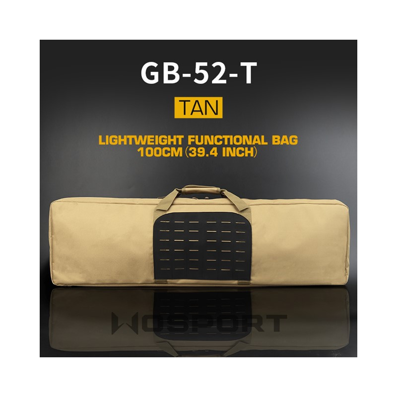 WST lézeres MOLLE fegyvertáska, 100 cm – barna