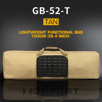WST lézeres MOLLE fegyvertáska, 100 cm – barna