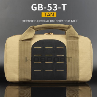WST lézeres MOLLE fegyvertáska, 35 cm – barna
