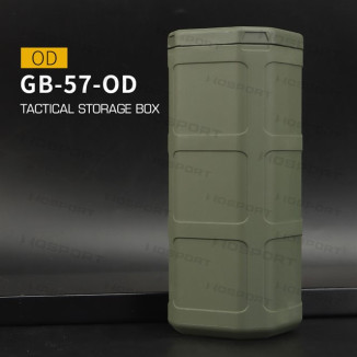 WST taktikai tárolódoboz, 16x6x6 cm – zöld