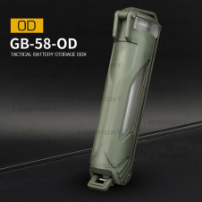 WoSporT Tactical MOLLE Battery Storage Box – Green | ANAREUS