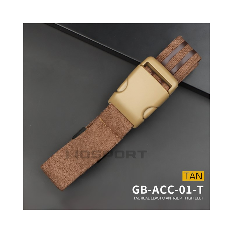 WST Tactical rugalmas, csúszásgátló comböv – barna