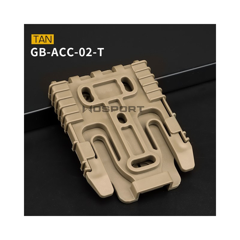 WST Quick Locking System Kit for QLS Holsters – Tan