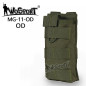 WST MOLLE nyitott, egytárcás M4/AR15 tártok – zöld