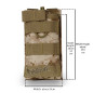 WST MOLLE nyitott, egytárcás M4/AR15 tártok – zöld