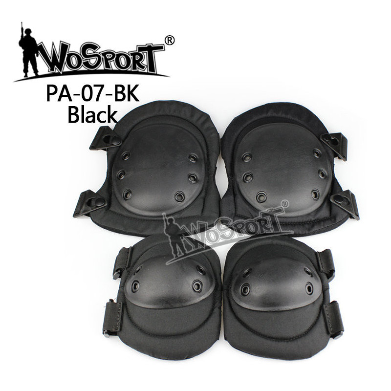 WST SWAT Knee and Elbow Pads Set – Black