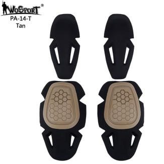 WoSporT G4 Combat Uniform Protector Pads Set – Tan | ANAREUS