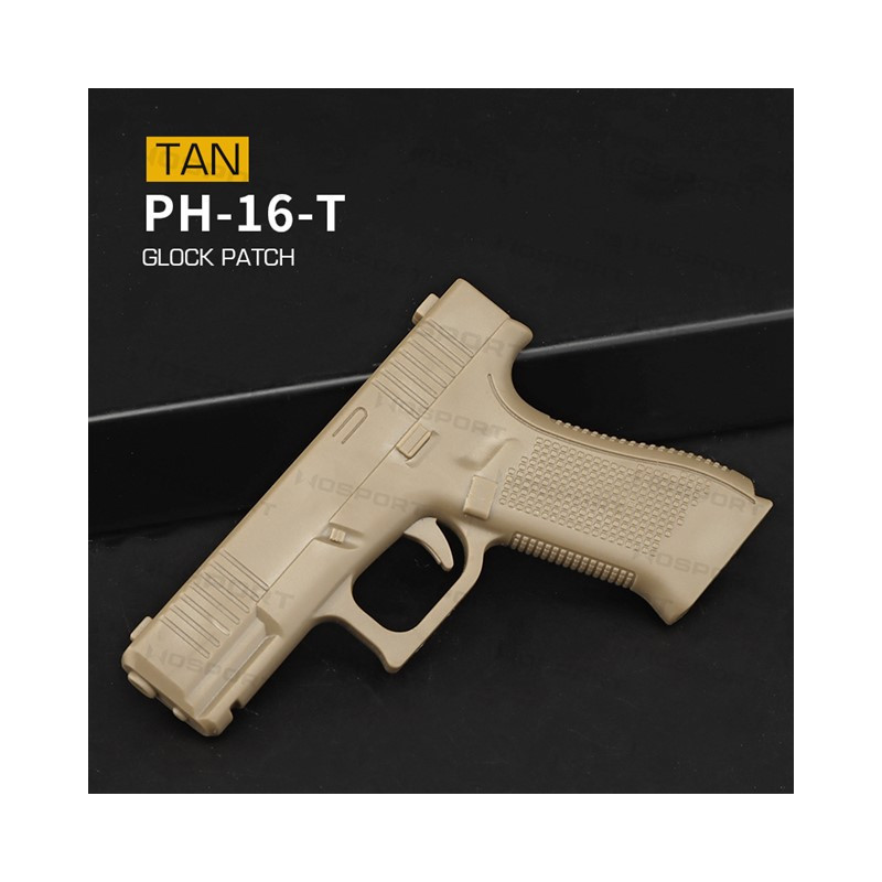 WoSporT G-Series Pistol 3D PVC Patch – Tan | ANAREUS WoSporT G-Series Pistol 3D PVC Patch – Tan | ANAREUS