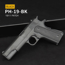 WoSporT 1911 pisztoly 3D PVC-felvarró – fekete | ANAREUS