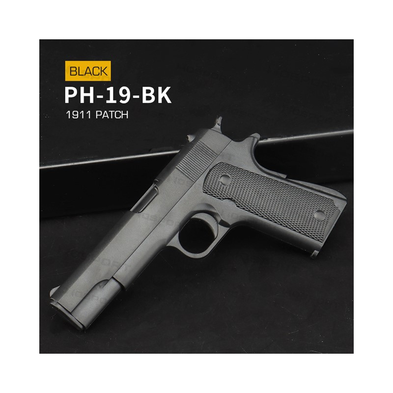 WoSporT 1911 pisztoly 3D PVC-felvarró – fekete | ANAREUS WoSporT 1911 pisztoly 3D PVC-felvarró – fekete | ANAREUS