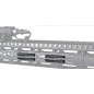 FMA CNC M-LOK / Keymod Cable Management, Type A - Black FMA CNC M-LOK / Keymod Cable Management, Type A - Black