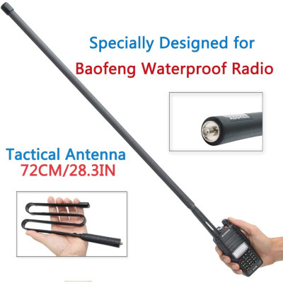Baofeng Tactical összecsukható antenna, SMA-aljzat – 72 cm