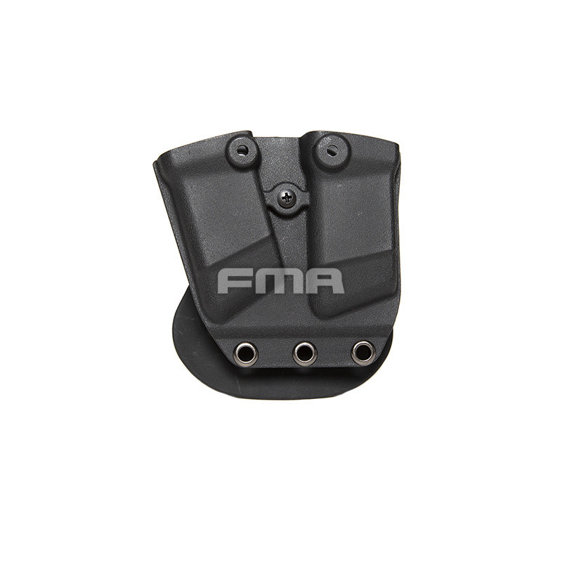 FMA Kydex Double Magazine Carrier / Pouch - Black FMA Kydex Double Magazine Carrier / Pouch - Black