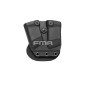 FMA Kydex Double Magazine Carrier / Pouch - Black FMA Kydex Double Magazine Carrier / Pouch - Black