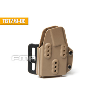 FMA Kydex AR15 (M4 / M16 Magazine Carrier / Pouch - Tan