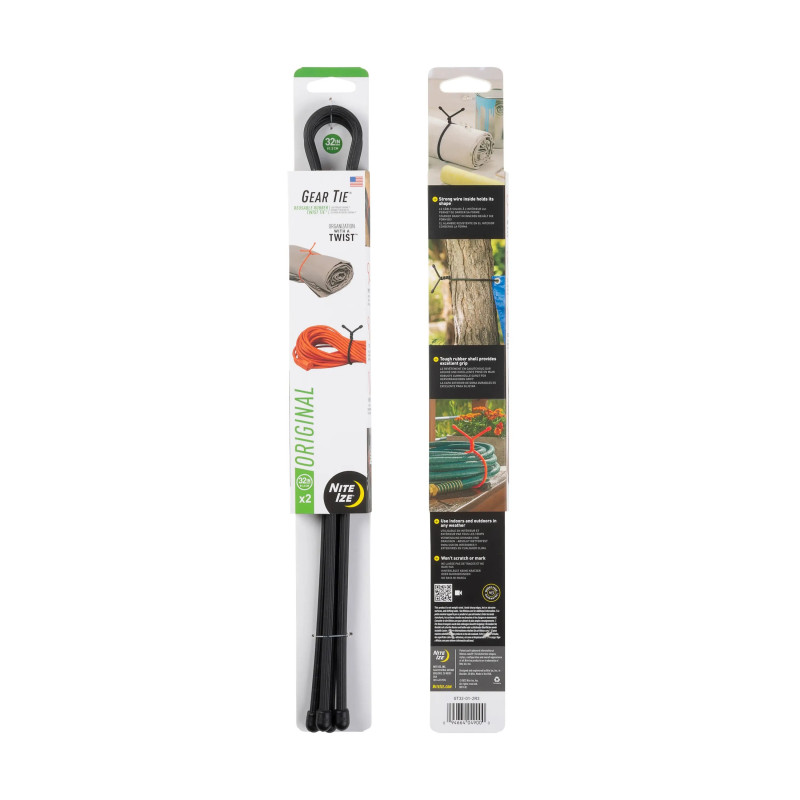GEAR TIE® csavarószalag, fekete – hossza 81 cm GEAR TIE® csavarószalag, fekete – hossza 81 cm