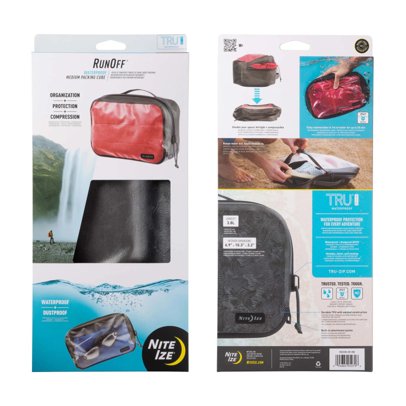 Nite Ize RunOff® vízálló csomagolóháló – közepes méret