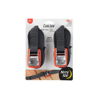 NITE IZE CAMJAM® TIE DOWN STRAPS 12ft (3.65 m), 2 Pcs