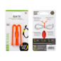 GEAR TIE® ÚJRAHASZNÁLHATÓ GUMI CSATOLÓKÖTŐ™ (2 db), narancssárga – hossza 15 cm GEAR TIE® ÚJRAHASZNÁLHATÓ GUMI CSATOLÓKÖTŐ™ (2 db), narancssárga – hossza 15 cm