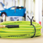 GEAR TIE® REUSABLE RUBBER TWIST TIE™ (2pcs), Yellow NEON - length 6"