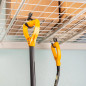 Gear Tie® hajlítható S-akasztó – fekete