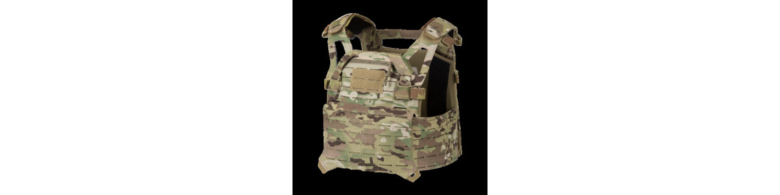 Taktikai mellények airsoft és tányérhordozókon