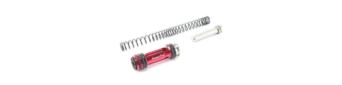 Internal parts and upgrade for airsoft aces amoeba striker