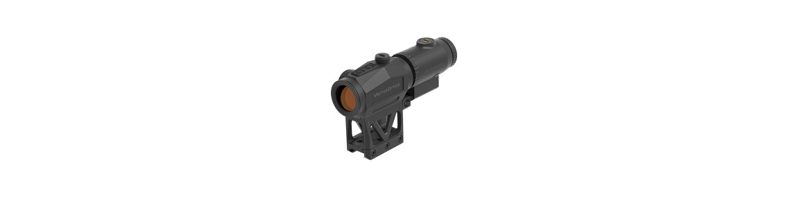 Magniferers (optika a kollimátorhoz) airsoft fegyverekhez