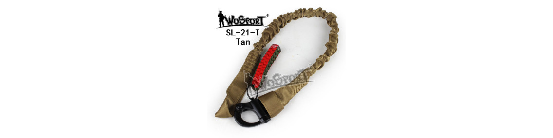 Lanyards on airsoft weapons